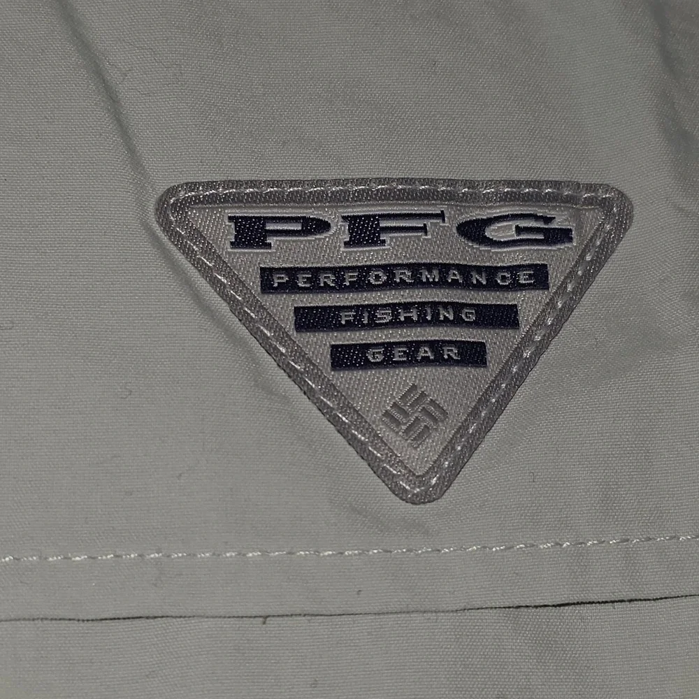 Columbia Men's‎ PFG Bahama Short Sleeve Shirt Gray Size M Medium